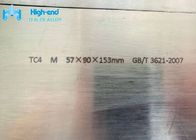Gr5 ASTM B 381 Vierkante Titaniumplaat 57mm het Blad van de Titaniumlegering