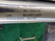 De gesmede Ronde Bar ASTM B550 R60705 van het Legeringszirconium